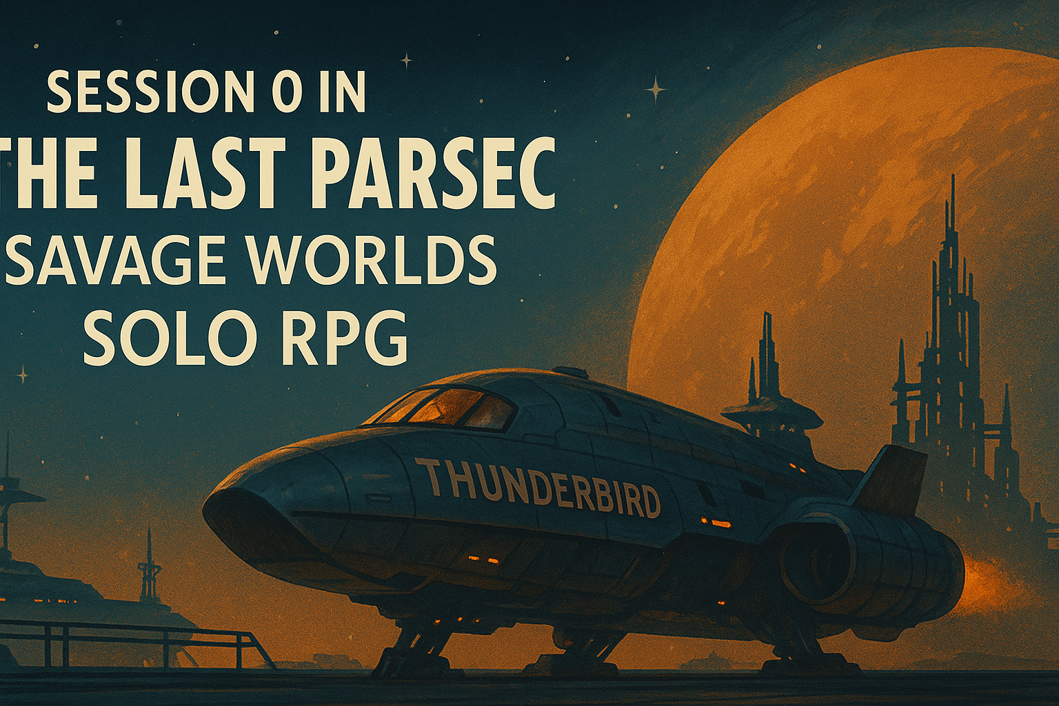 Banner for Session 0 in The Last Parsec – Savage Worlds Solo RPG